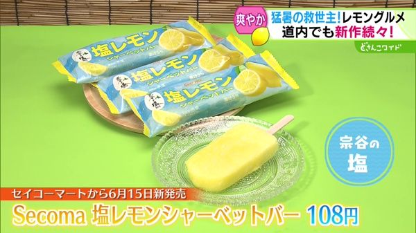 Secoma塩レモンシャーベットバー　１０８円