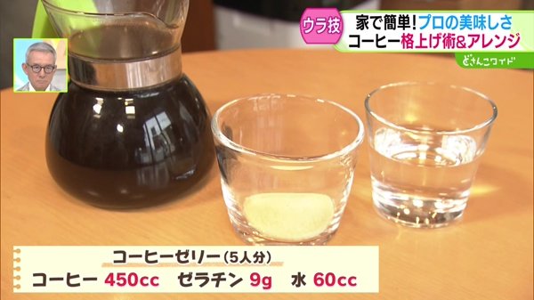 コーヒーゼリー材料