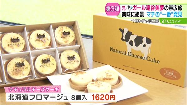ナチュラルチーズケーキ 北海道フロマージュ 8個入1620円