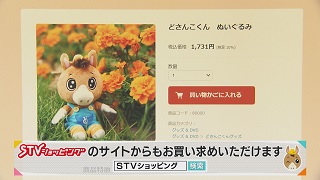 どさんこくん ぬいぐるみ購入方法「ＳＴＶショッピング」画像